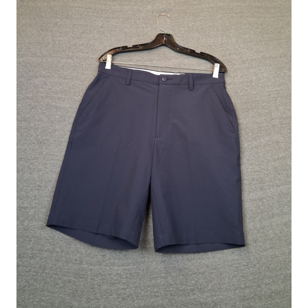 FJ Mens Short 32 Navy Blue Golf Shorts Performance Stretch Preppy Resort Weekend